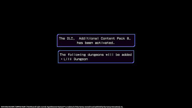 Hyperdimension Neptunia Re;Birth3 Lily-ad Dungeon