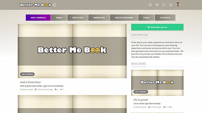 Better Me Book (Leaving Steam)