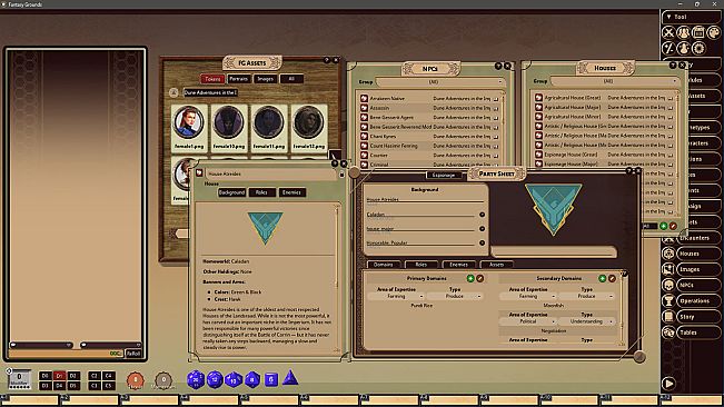 Fantasy Grounds - Dune Adventures in the Imperium