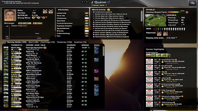 Starters Orders 8 Horse Racing