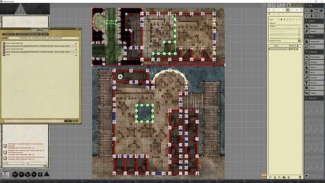 Fantasy Grounds - Pathfinder RPG - Pathfinder Flip-Mat - Classic Seedy Tavern