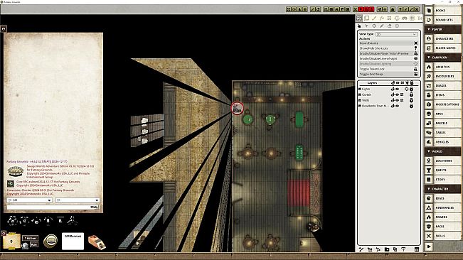 Fantasy Grounds - Deadlands: The Weird West: Map Pack 1: Grand Saloon