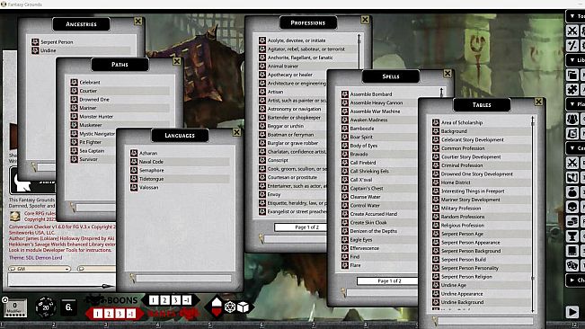 Fantasy Grounds - Shadow of the Demon Lord - Freeport Companion