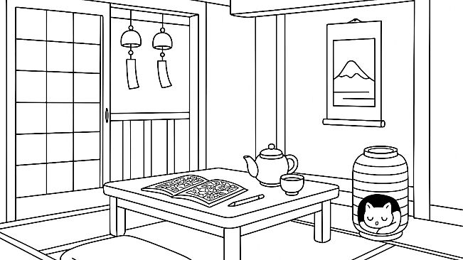 100 Cats Lost In Japan Find & Color