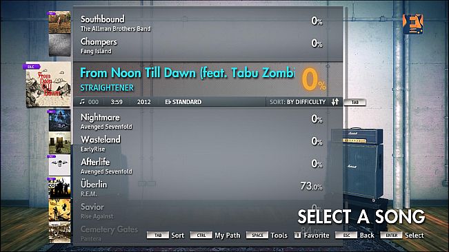 Rocksmith 2014 – STRAIGHTENER - “From Noon Till Dawn”