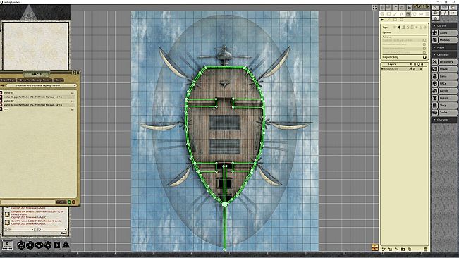 Fantasy Grounds - Pathfinder RPG - Pathfinder Flip-Mat - Airship