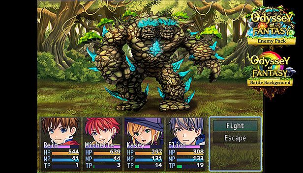 RPG Maker MZ - Odyssey of Fantasy enemy pack
