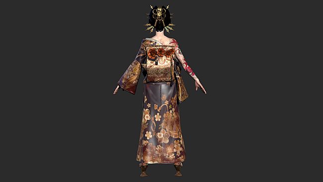 灵魂筹码 - 花傀浮世乐套装 Soul at Stake - "Ukiyoe" The Geisha's Kimono