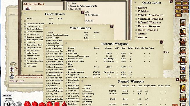 Fantasy Grounds - Deadlands: The 1880 Smith & Robards Catalog