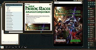Fantasy Grounds - Book of Heroic Races: Advanced Compendium