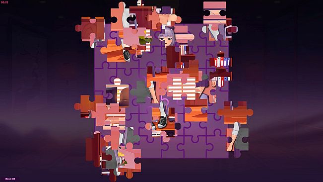 Anime Jigsaw Girls - Office