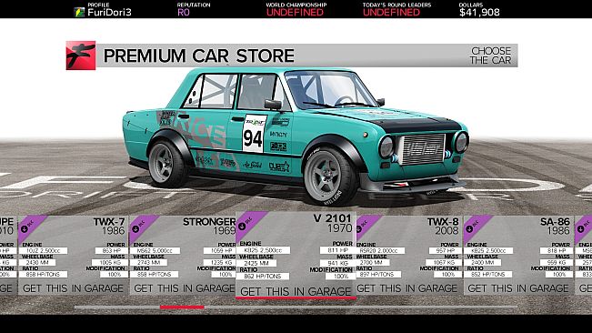 FURIDASHI - PREMIUM CARS PACK#2