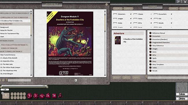 Fantasy Grounds - D&D Classics: I1 Dwellers of the Forbidden City (2E)