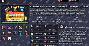 Bomb Vehicle The Idle Clicker - DF Express Strategic Transport Train