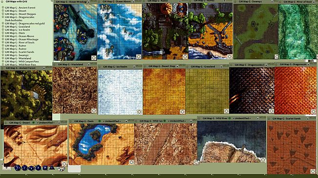 Fantasy Grounds - Map Pack Terrain and Battlemats (Map Pack)