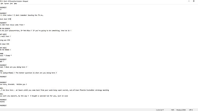 Welcome To... Chichester 2 - Part II : Of Frying Pans And Boxes Script