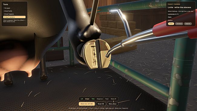 Hoof Trimmer Simulator