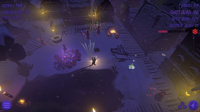 Santa Protects the Christmas Tree