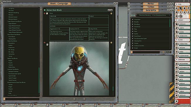 Fantasy Grounds - Fallout RPG: Wasteland Wanderer: A Solo Roleplaying Game