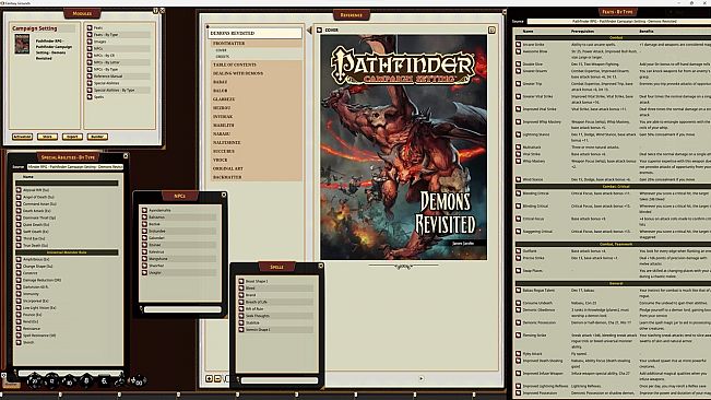 Fantasy Grounds - Pathfinder RPG - Campaign Setting: Demons Revisited