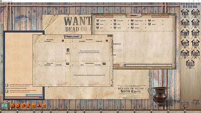 Fantasy Grounds - FG Theme - Western