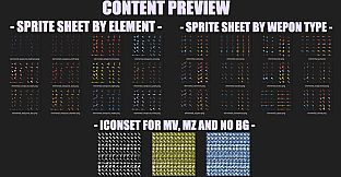 RPG Maker MV - Elemental Weapons Pack