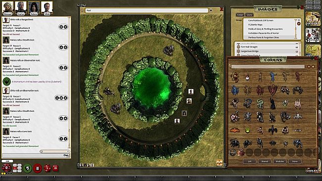 Fantasy Grounds - Conan: Perilous Ruins & Forgotten Cities Geomorphic Tile Set
