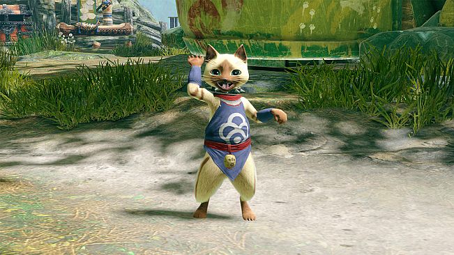 MONSTER HUNTER RISE - "Spiked Collar" Palico layered armor piece