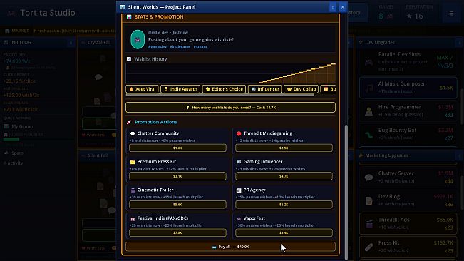 Game Dev Clicker Simulator