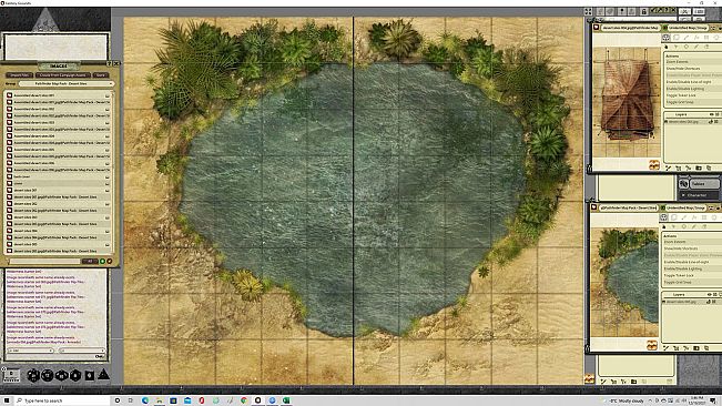 Fantasy Grounds - Pathfinder RPG - Map Pack: Desert Sites