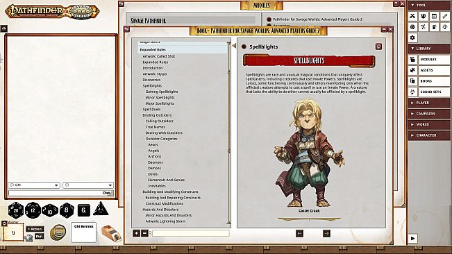 Fantasy Grounds - Pathfinder for Savage Worlds Advanced Player's Guide 2