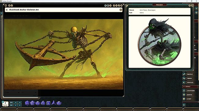 Fantasy Grounds - Grim Tokens - Bone Legion