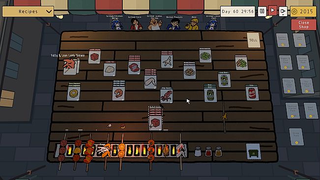StackBBQ: Chinese Skewer Simulator