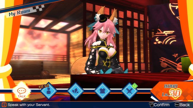 Fate/EXTELLA - Sable Mage Outfit