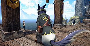 Monster Hunter Rise - "C Academic" Palamute layered armor set