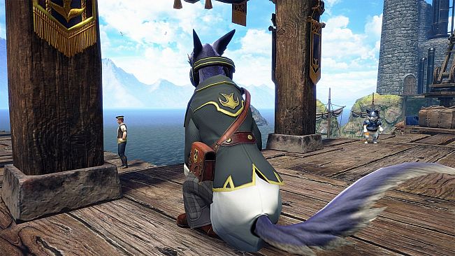 Monster Hunter Rise - "C Academic" Palamute layered armor set