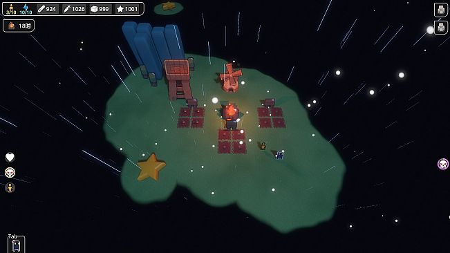Falling into Meteor Island