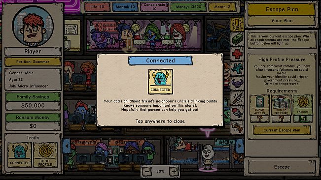 Escape from Planet Pan: Scam Center