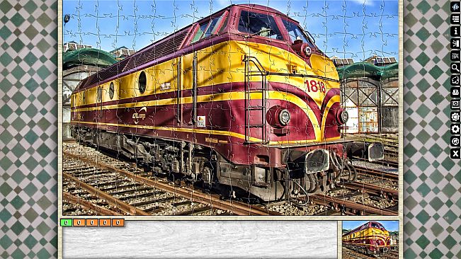 Jigsaw Puzzle Pack - Pixel Puzzles Ultimate: Trains