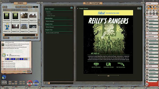 Fantasy Grounds - Fallout RPG - NPC Pack 3 - Reilly's Rangers