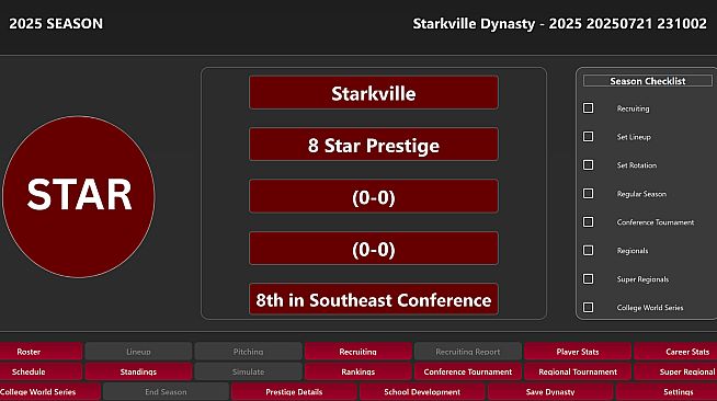 College Baseball: Dynasty Builder