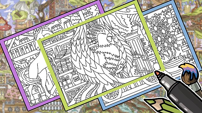 HIDDEN CATS 5: Magic Tree - Coloring Book