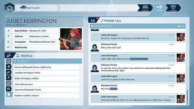 Orwell: Keeping an Eye On You