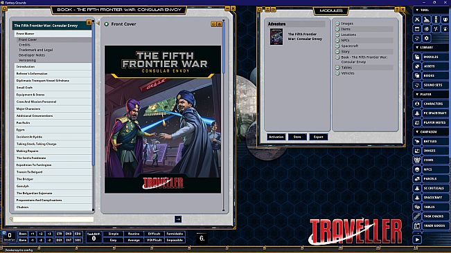 Fantasy Grounds - Traveller - The Fifth Frontier War Consular Envoy