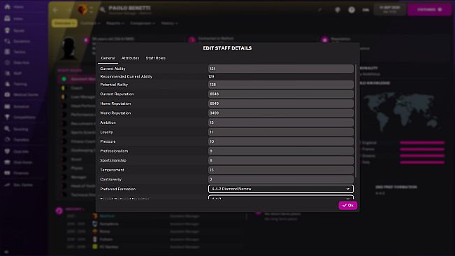 Football Manager 2022 In-game Editor