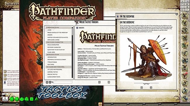 Fantasy Grounds - Pathfinder RPG - Melee Tactics Toolbox (PFRPG)