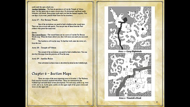 Avadon 3 Hintbook and Bonuses