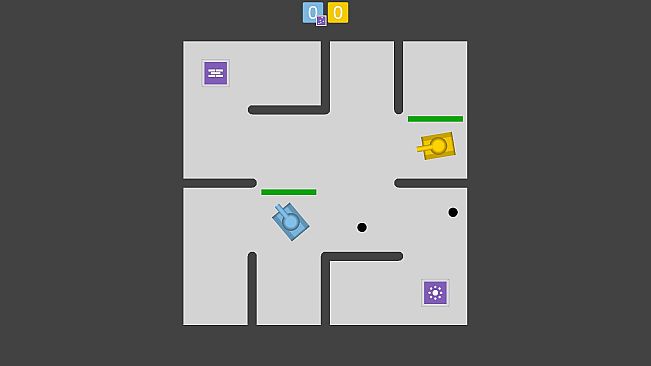Tanks in Labyrinth