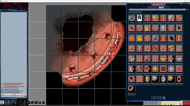 Fantasy Grounds - Starfinder FlipTiles - Space Station Emergency Expansion