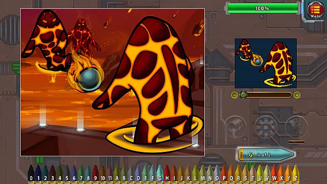 Paint By Numbers - Wolkano Planet